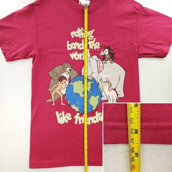 Disney World Animal Kingdom Vintage T-Shirt Jungle Book Friendship 90s Medium - Picture 6 of 11